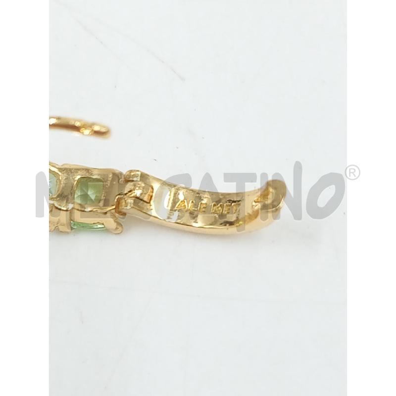 ORECCHINI PANDORA CERCHI STRASS VERDE  | Mercatino dell'Usato Verona fiera 4