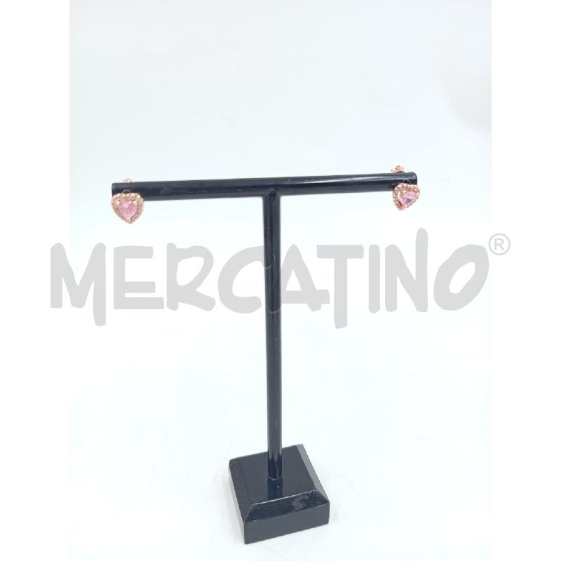 ORECCHINI PANDORA CUORE ROSA | Mercatino dell'Usato Verona fiera 1