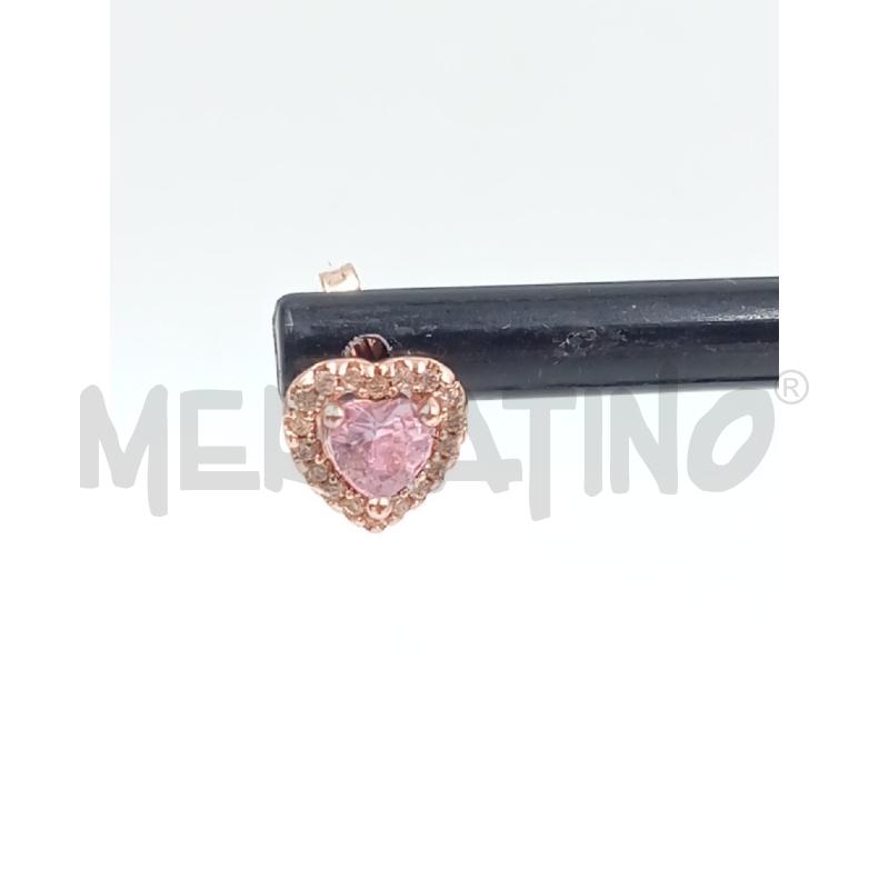 ORECCHINI PANDORA CUORE ROSA | Mercatino dell'Usato Verona fiera 2