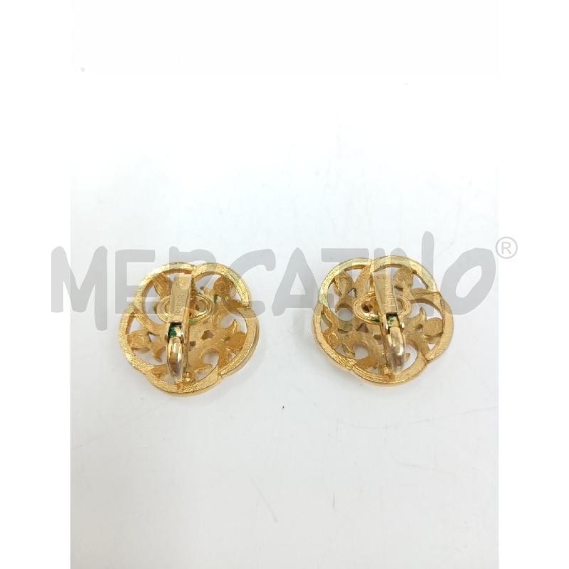 ORECCHINI VINTAGE TRIFARI GOLD TONE CROWN  | Mercatino dell'Usato Verona fiera 2