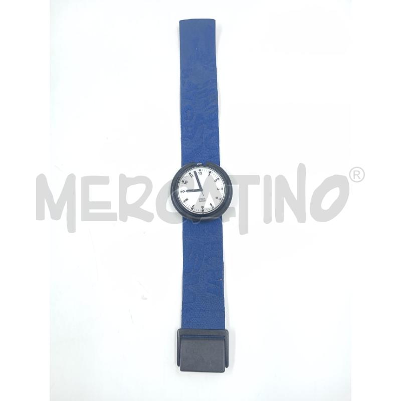 OROLOGIO DA COLLEZIONE POP SWATCH CINTURINO BLU SENZA SCATOLA  | Mercatino dell'Usato Verona fiera 1