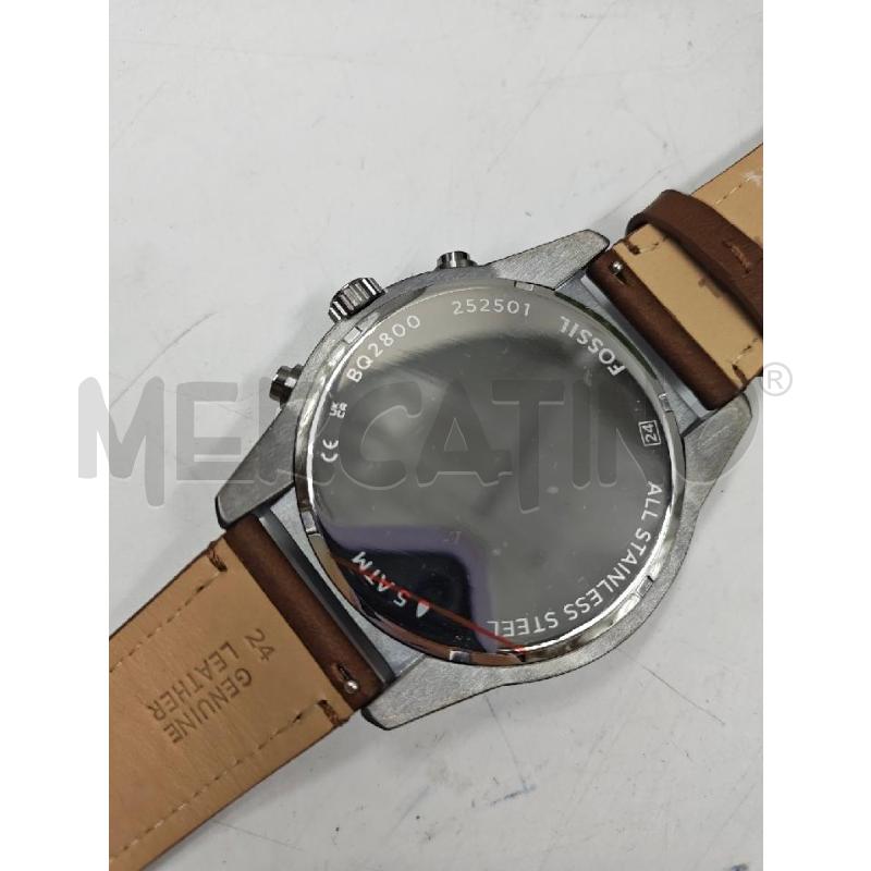 OROLOGIO DA POLSO FOSSIL CRONOGRAFO BQ2800 CINT MARRONE | Mercatino dell'Usato Verona fiera 2