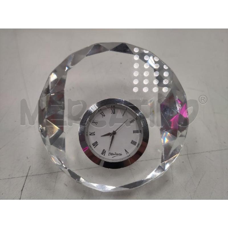 OROLOGIO DA TAVOLO OTTAVIANI IN VETRO | Mercatino dell'Usato Verona fiera 1