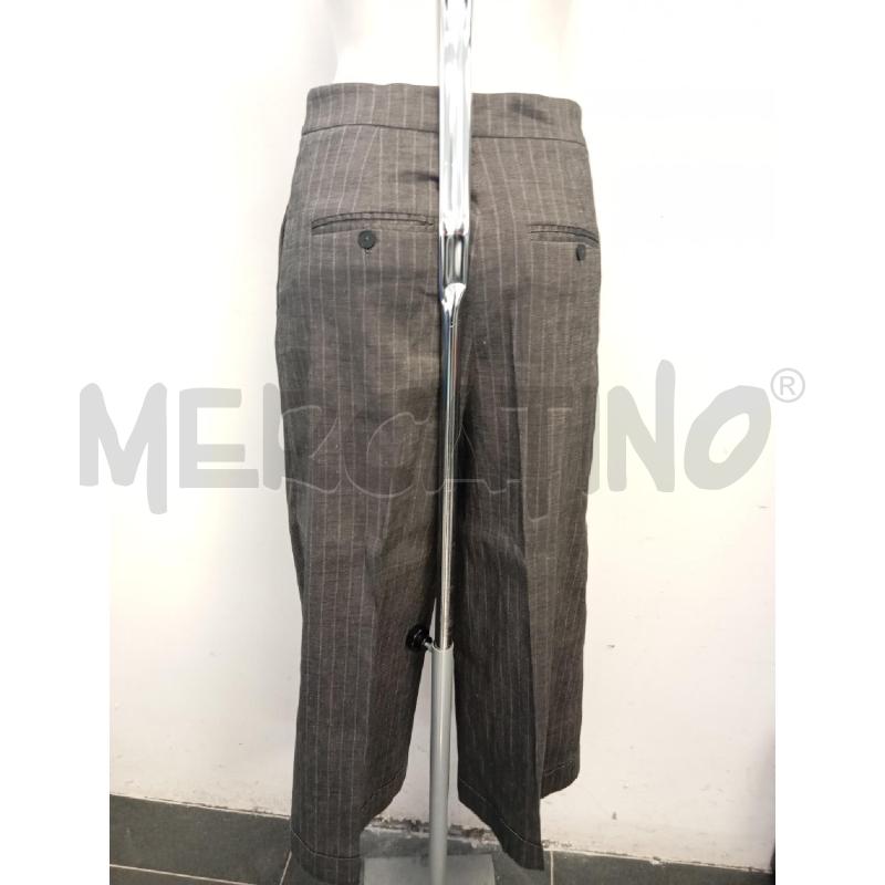 PANTALONE DONNA MALLONI GESSATO GRIGIO | Mercatino dell'Usato Verona fiera 3