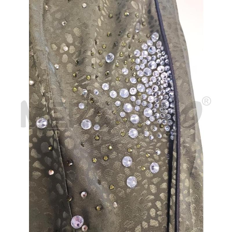 PANTALONE DONNA ODI ET AMO VERDE STRASS | Mercatino dell'Usato Verona fiera 2