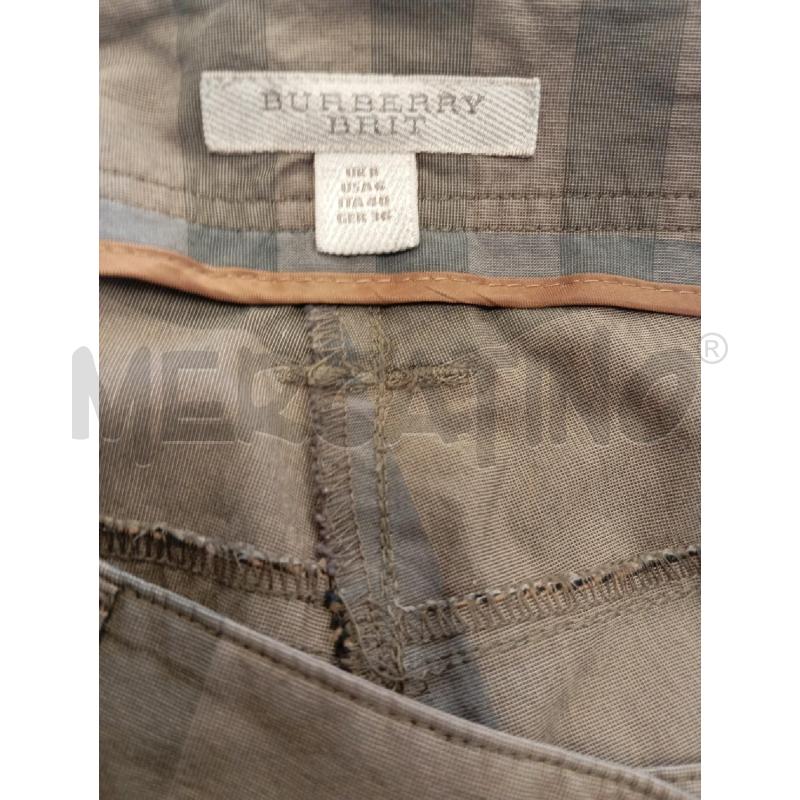 PANTALONE D BURBERRY BEIGE GRIGIO  | Mercatino dell'Usato Verona fiera 5