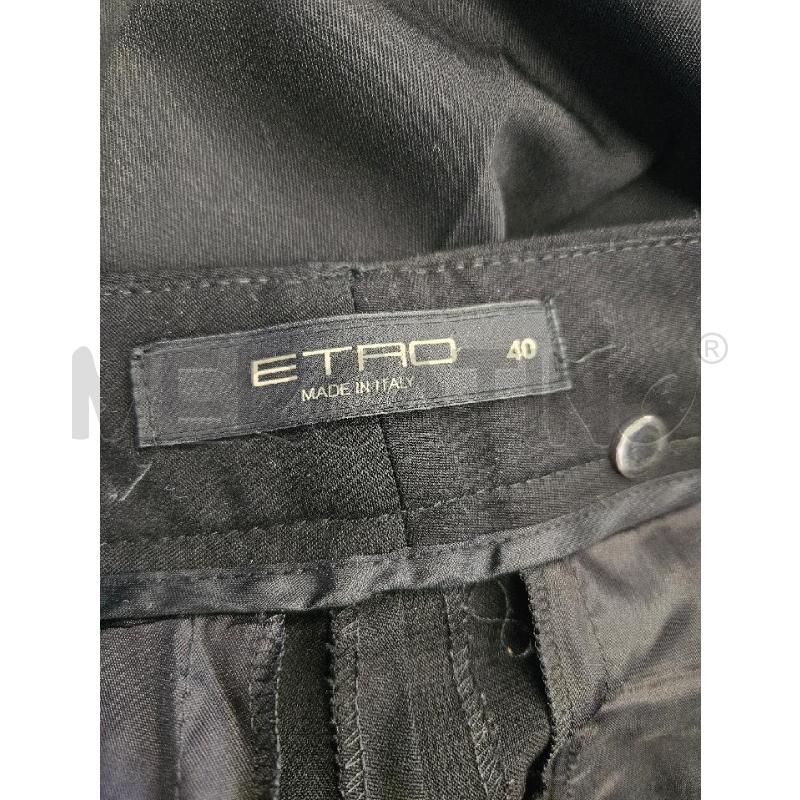 PANTALONE D ETRO NERO RISVOLTO  | Mercatino dell'Usato Verona fiera 4
