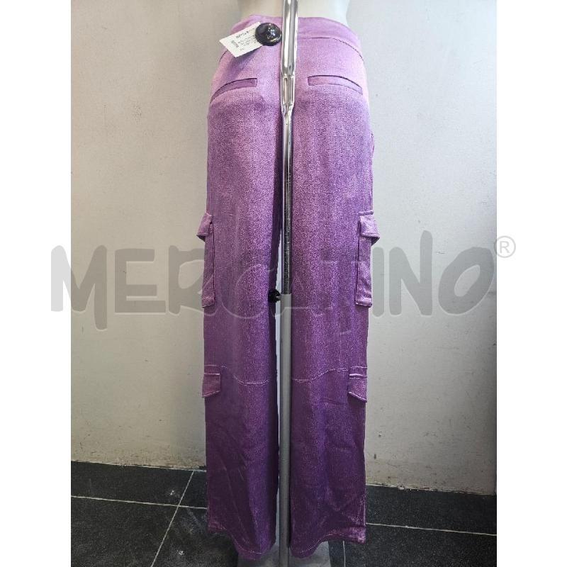 PANTALONE D GENNY VISCOSA CARGO LILLA  | Mercatino dell'Usato Verona fiera 3