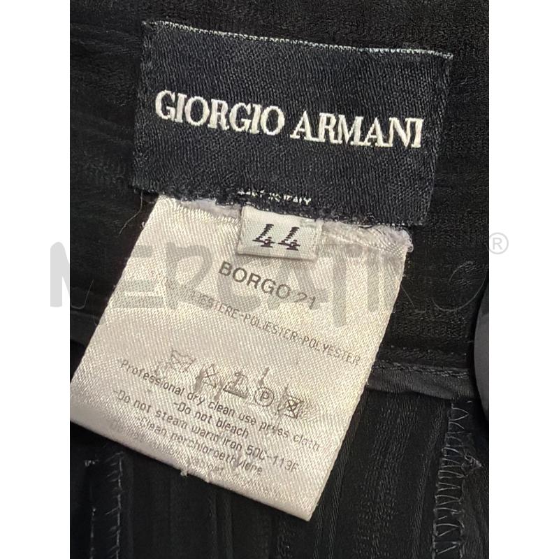 PANTALONE D GIORGIO ARMANI NERO A RIGHE  | Mercatino dell'Usato Verona fiera 3
