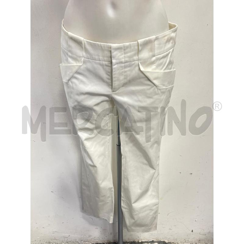 PANTALONE D GUCCI BIANCO TASCA A RISVOLTO  | Mercatino dell'Usato Verona fiera 1