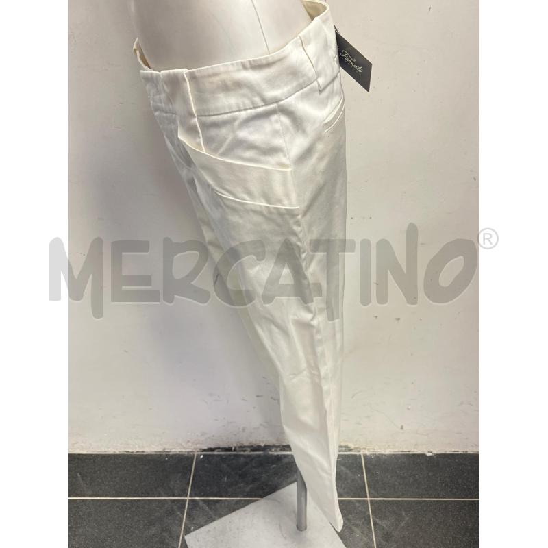 PANTALONE D GUCCI BIANCO TASCA A RISVOLTO  | Mercatino dell'Usato Verona fiera 2