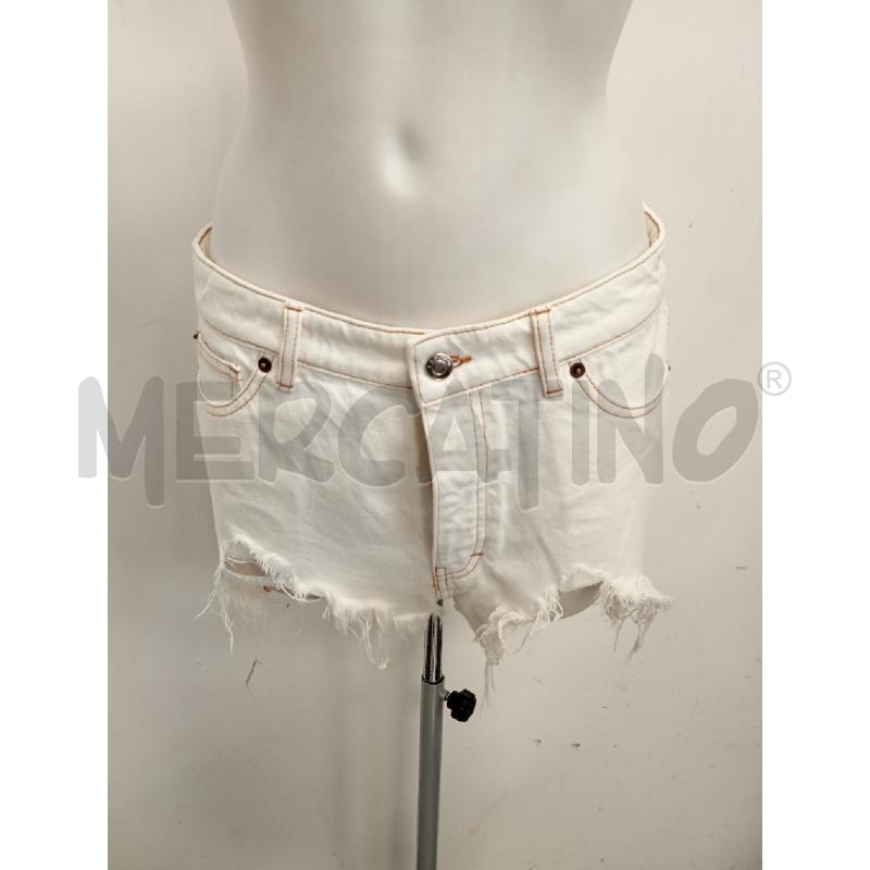 PANTALONE D IRO BIANCO CORTO IN DENIM  | Mercatino dell'Usato Verona fiera 1