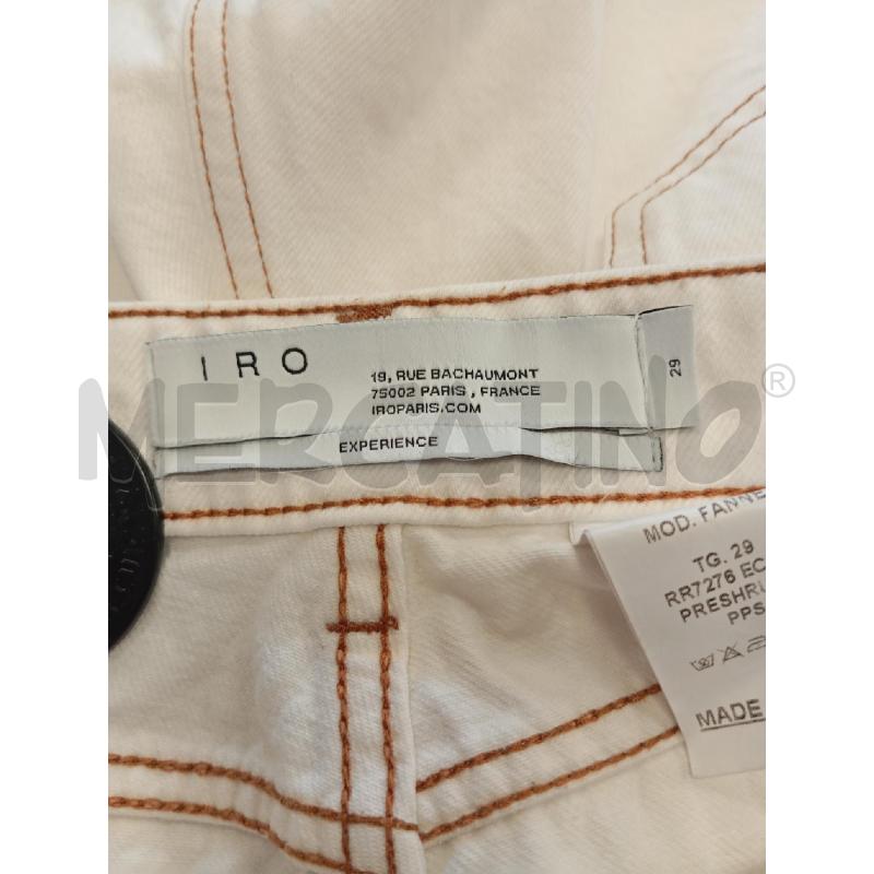 PANTALONE D IRO BIANCO CORTO IN DENIM  | Mercatino dell'Usato Verona fiera 4