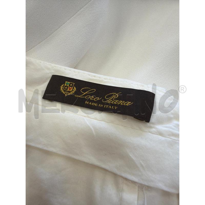 PANTALONE D LORO PIANA BIANCO  | Mercatino dell'Usato Verona fiera 4