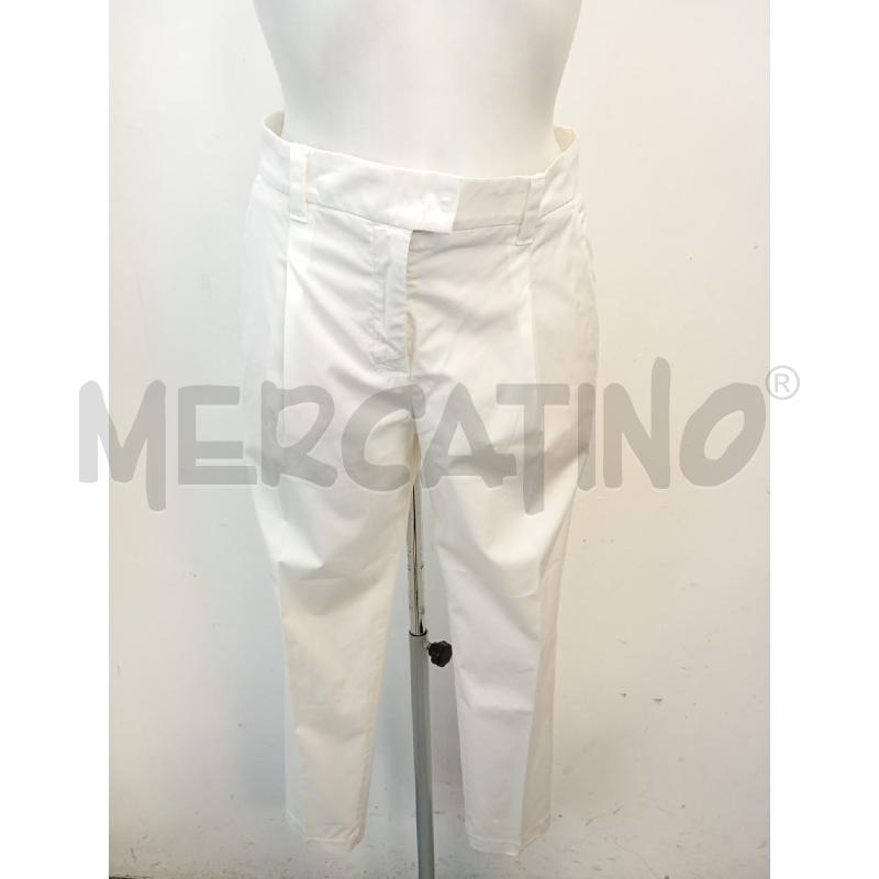 PANTALONE D MALIPARMI BIANCO  | Mercatino dell'Usato Verona fiera 1