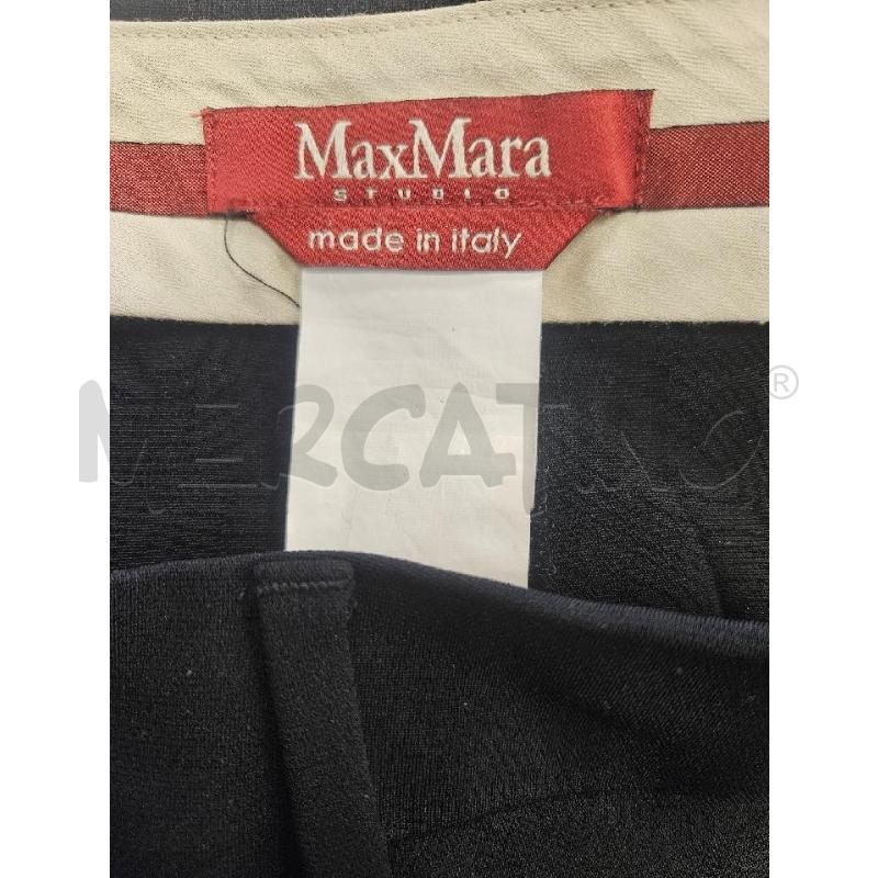 PANTALONE D MAX MARA NERO STIRATURA CENTRALE  | Mercatino dell'Usato Verona fiera 4