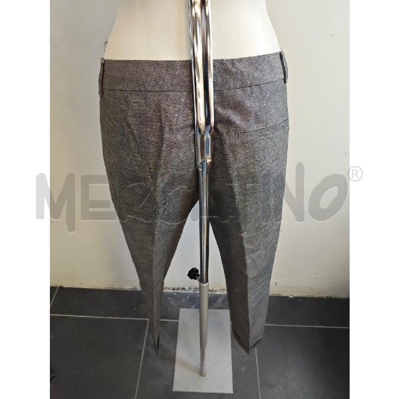 PANTALONE D MOMONI GRIGIO MISTO LINO E COTONE  | Mercatino dell'Usato Verona fiera 3