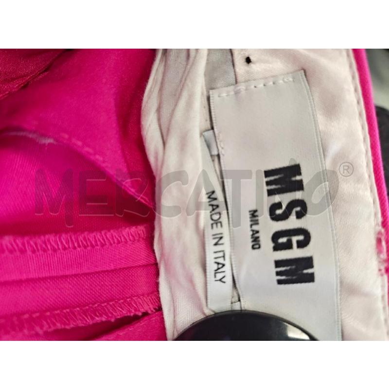 PANTALONE D MSGM FUCSIA A PALAZZO | Mercatino dell'Usato Verona fiera 4