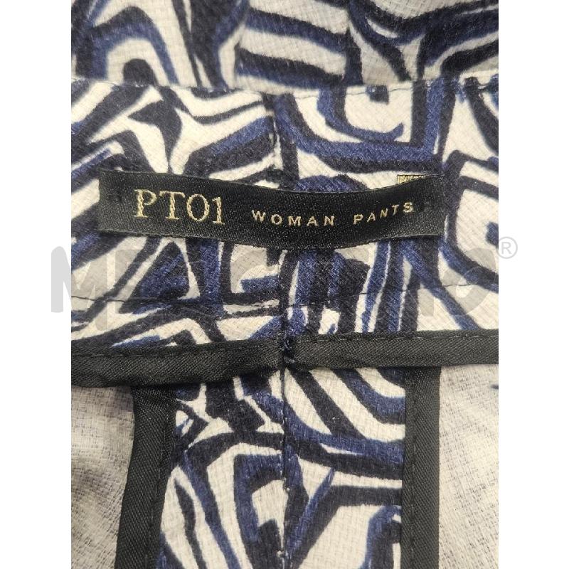 PANTALONE D PT 01 BIANCO BLU A ZAMPA  | Mercatino dell'Usato Verona fiera 4