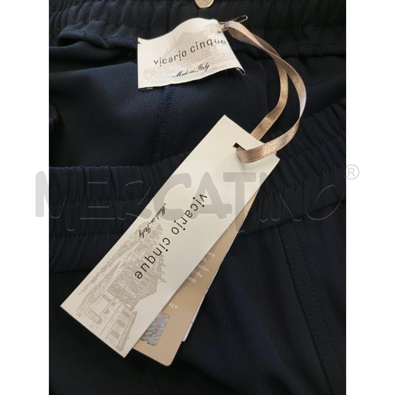 PANTALONE D VICARIO CINQUE BLU VITA ELASTICIZZATA | Mercatino dell'Usato Verona fiera 4