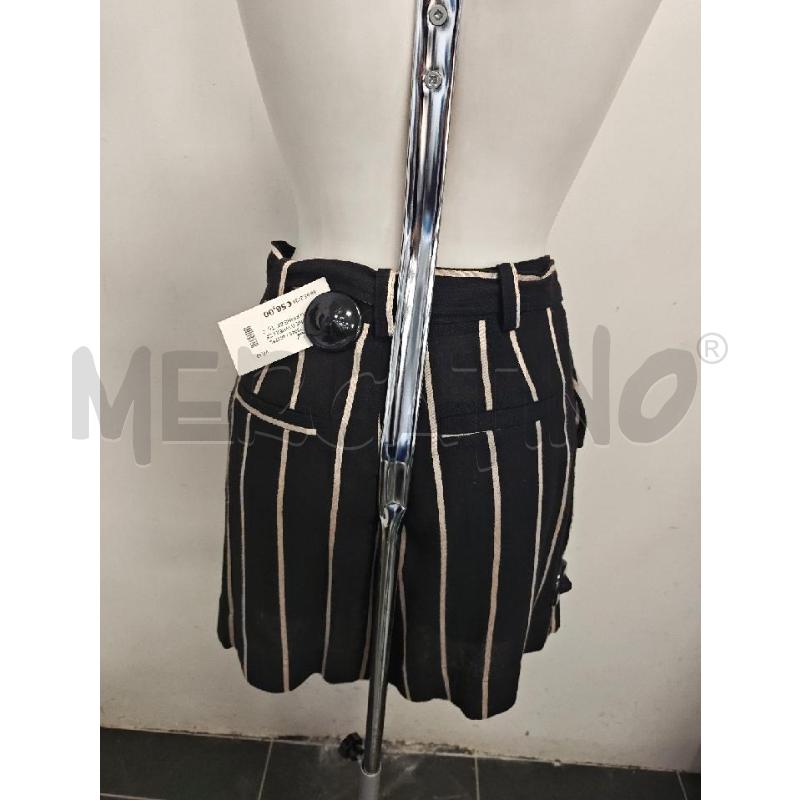 PANTALONE D WHEILI ZENG NERO RIGHE BEIGE  | Mercatino dell'Usato Verona fiera 3