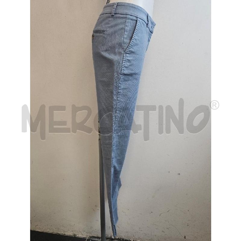 PANTALONE D  CAPPELLINI AZZURRI NIDO D APE  | Mercatino dell'Usato Verona fiera 2