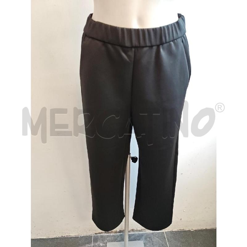 PANTALONE D  MARINA RINALDI ELASTICO VITA NERO  | Mercatino dell'Usato Verona fiera 1