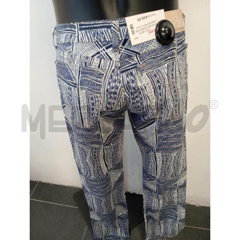 PANTALONE JECKERSON BLU BIANCHI FANTASIA  | Mercatino dell'Usato Verona fiera 3