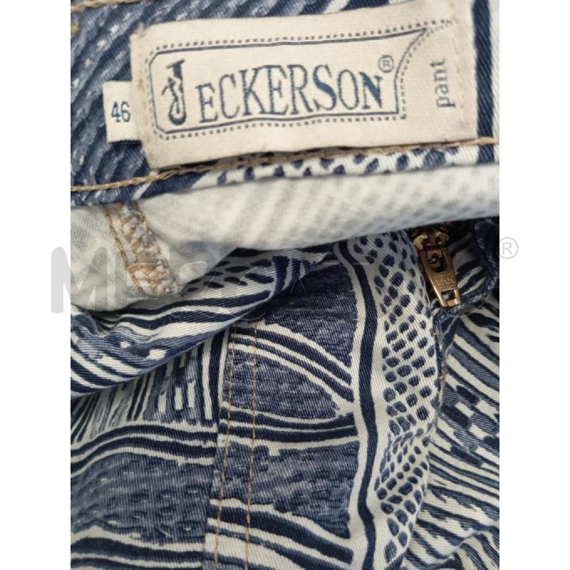 PANTALONE JECKERSON BLU BIANCHI FANTASIA  | Mercatino dell'Usato Verona fiera 4
