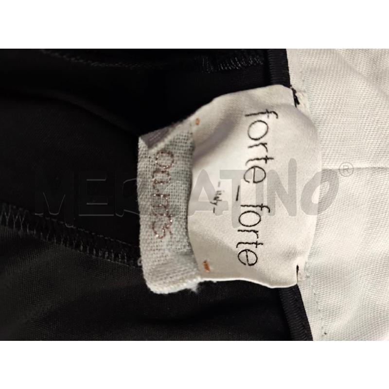 PANTALONE U FORTE FORTE NERO PINCES  | Mercatino dell'Usato Verona fiera 4