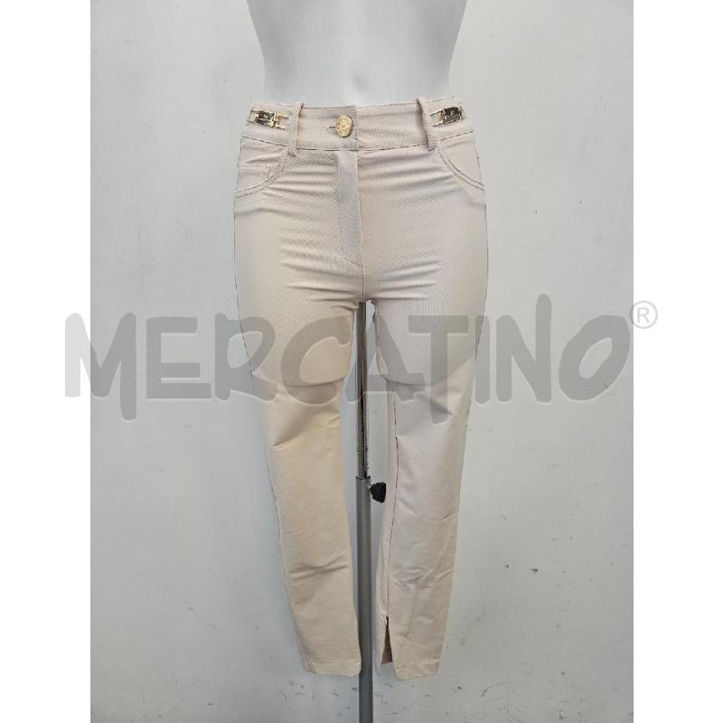 PANTALONE  D ELISABETTA FRANCHI BEIGE  | Mercatino dell'Usato Verona fiera 1