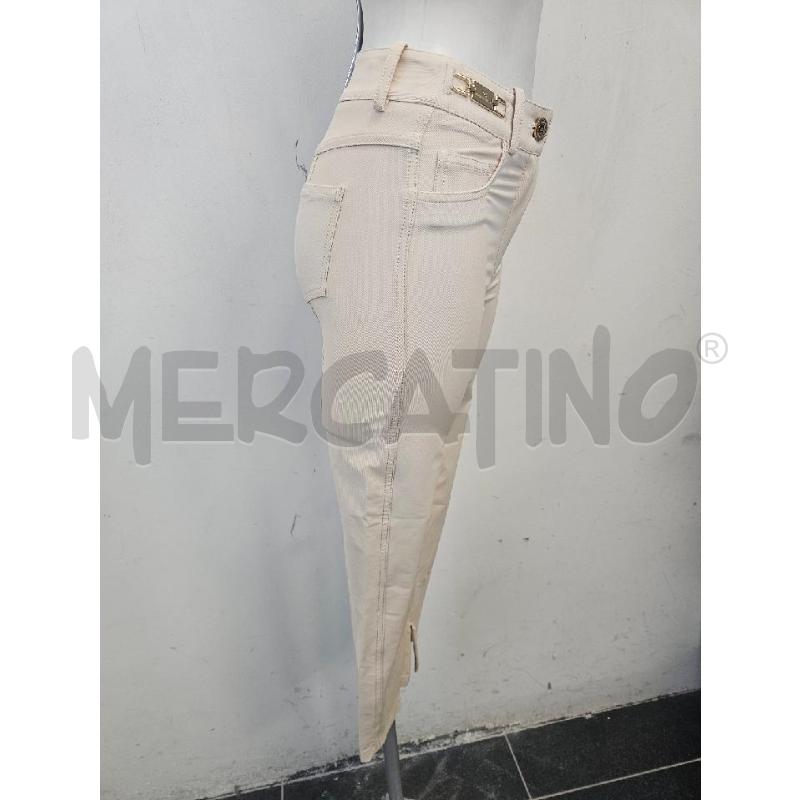 PANTALONE  D ELISABETTA FRANCHI BEIGE  | Mercatino dell'Usato Verona fiera 2