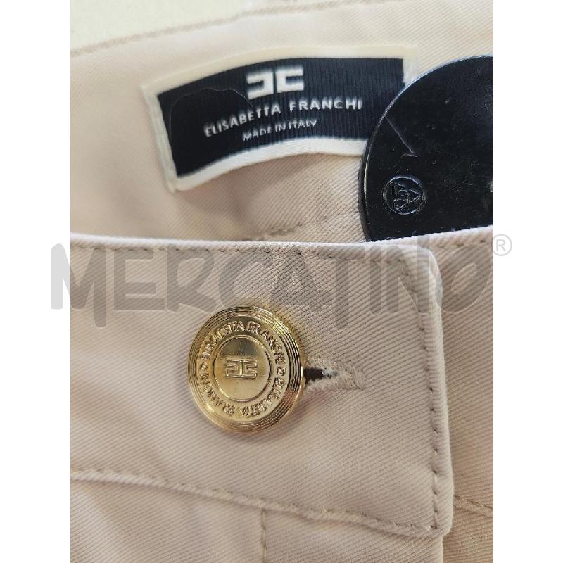 PANTALONE  D ELISABETTA FRANCHI BEIGE  | Mercatino dell'Usato Verona fiera 5