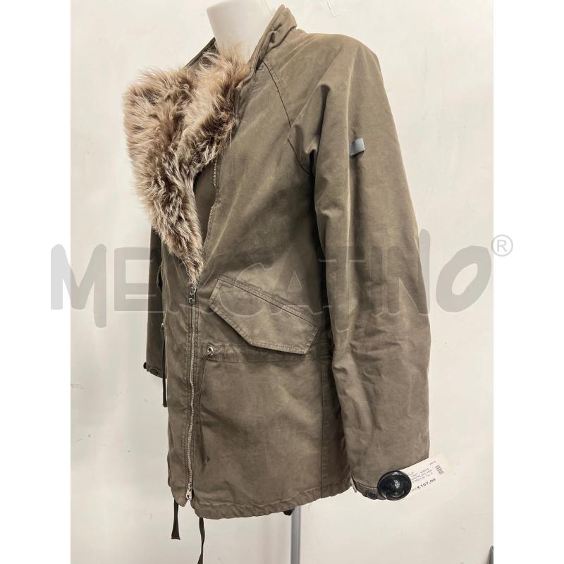 PARKA D LEMPELIUS VERDE BORDO PELO INTERNO  | Mercatino dell'Usato Verona fiera 2