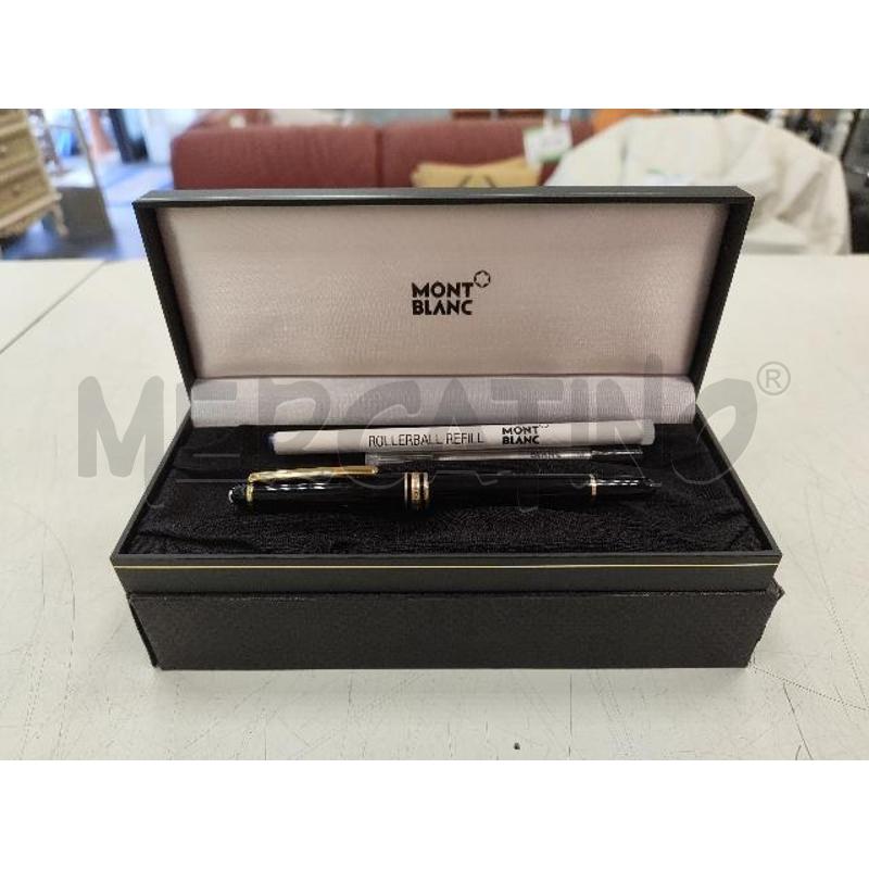 PENNA MONTBLANC MEISTERSTUCK PIX NERA DOR + SCATOLA ACC | Mercatino dell'Usato Verona fiera 1