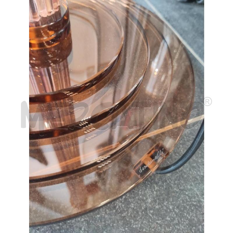 PIANTANA VETRO MURANO ROS/BIA | Mercatino dell'Usato Verona fiera 2