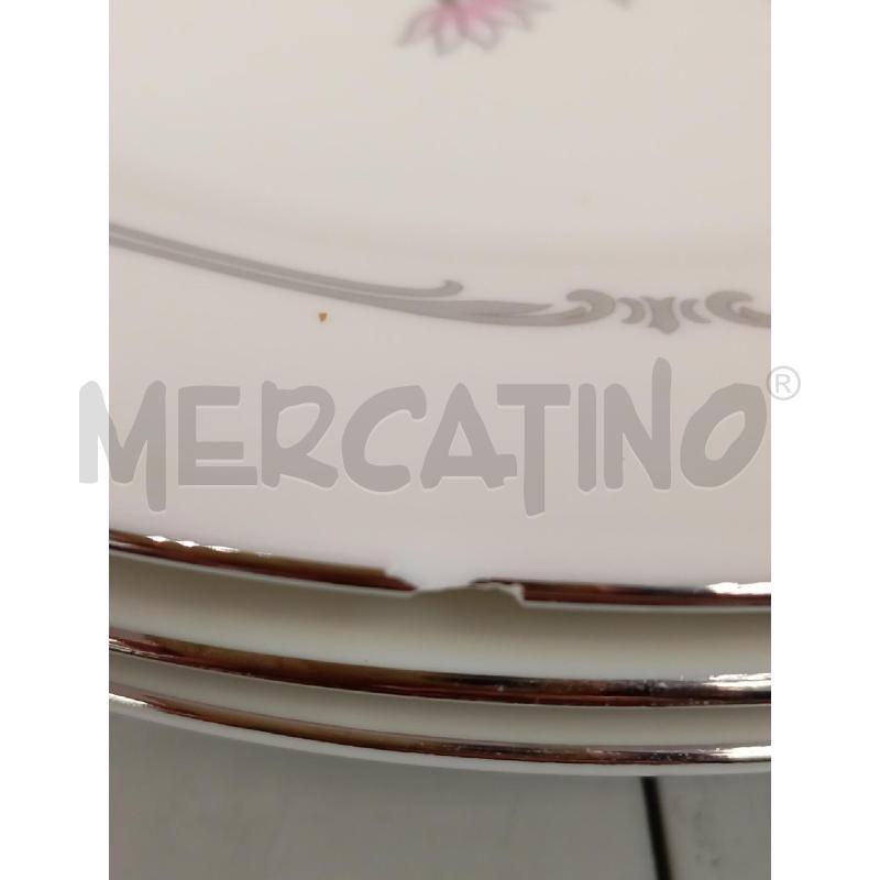 PIATTI PZ. 48+5 CR THOMAS FIORE ROSA | Mercatino dell'Usato Verona fiera 5