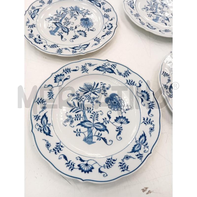 PIATTI PZ 6 BLUE DANUBE DECORO CIPOLLA | Mercatino dell'Usato Verona fiera 2