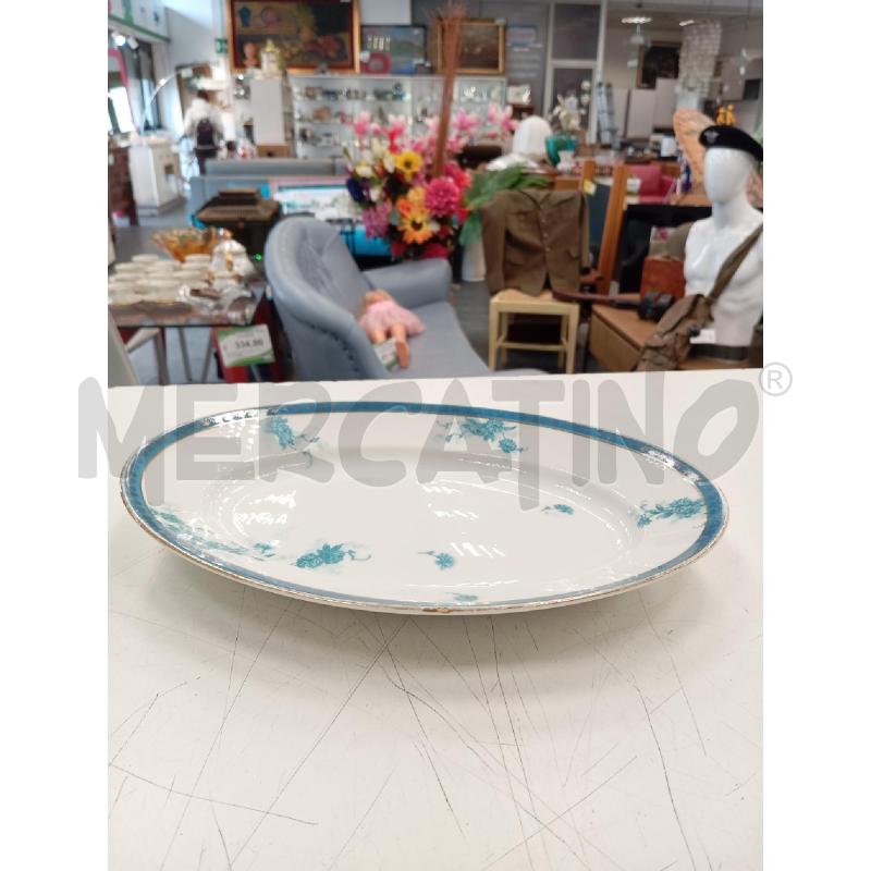 PIATTO CER GINORI AZZURRO DORATO FIORI 30 CM | Mercatino dell'Usato Verona fiera 1