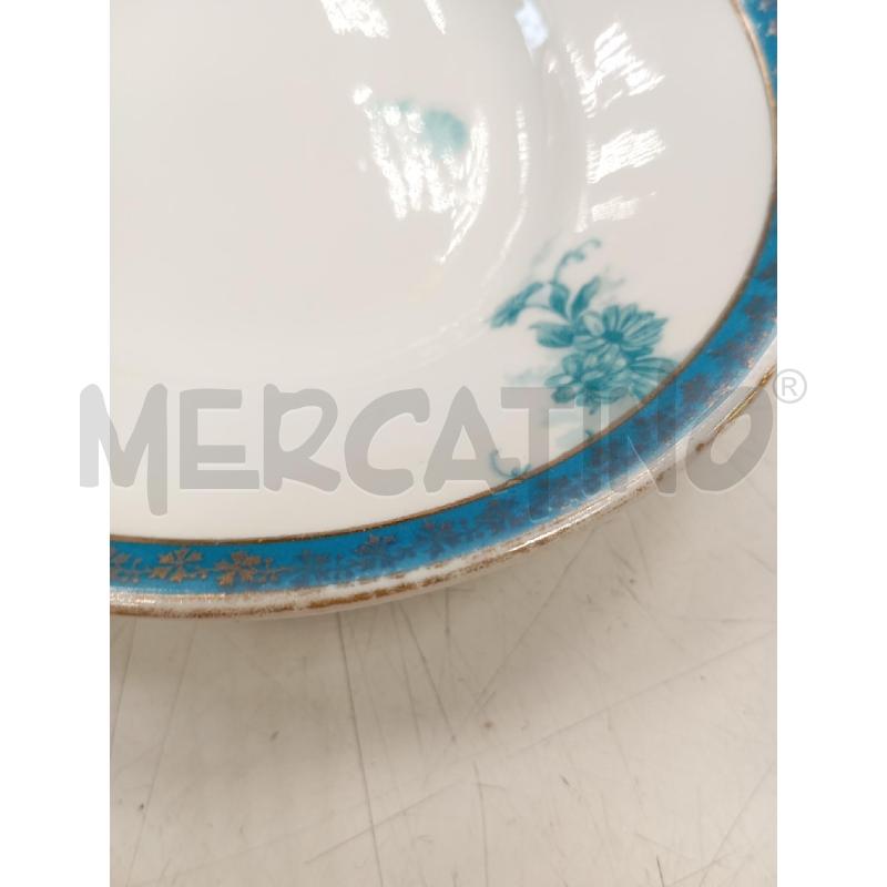 PIATTO CER GINORI AZZURRO DORATO FIORI 30 CM | Mercatino dell'Usato Verona fiera 3