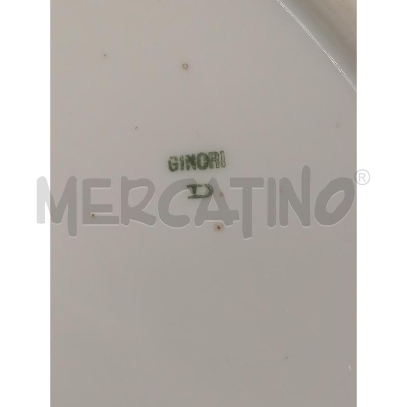 PIATTO CER GINORI AZZURRO DORATO FIORI 30 CM | Mercatino dell'Usato Verona fiera 5