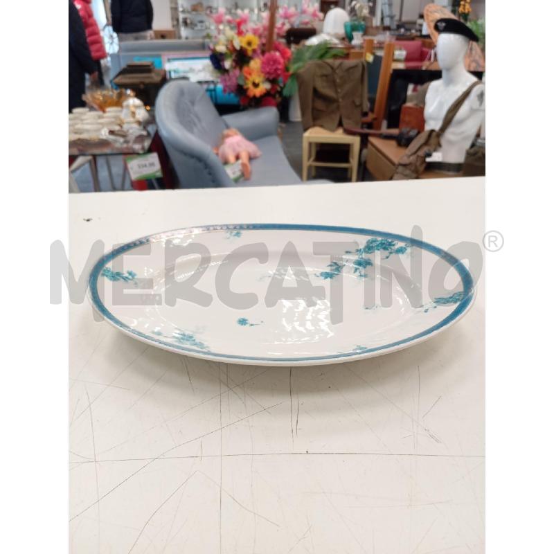PIATTO CER GINORI AZZURRO DORATO FIORI 32.5 | Mercatino dell'Usato Verona fiera 1