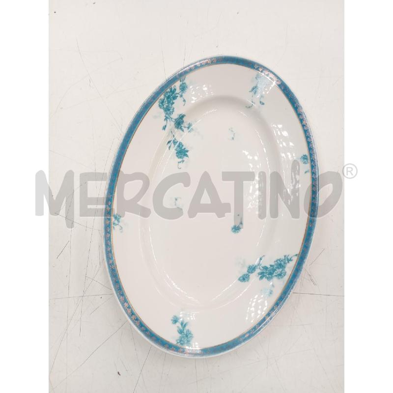 PIATTO CER GINORI AZZURRO DORATO FIORI 32.5 | Mercatino dell'Usato Verona fiera 2