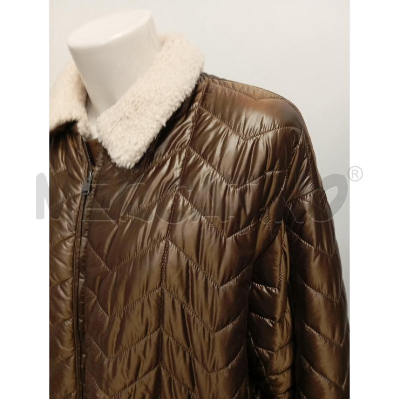PIUMINO D FALCONERI MARRONE LUCIDO INT TEDDY | Mercatino dell'Usato Verona fiera 2