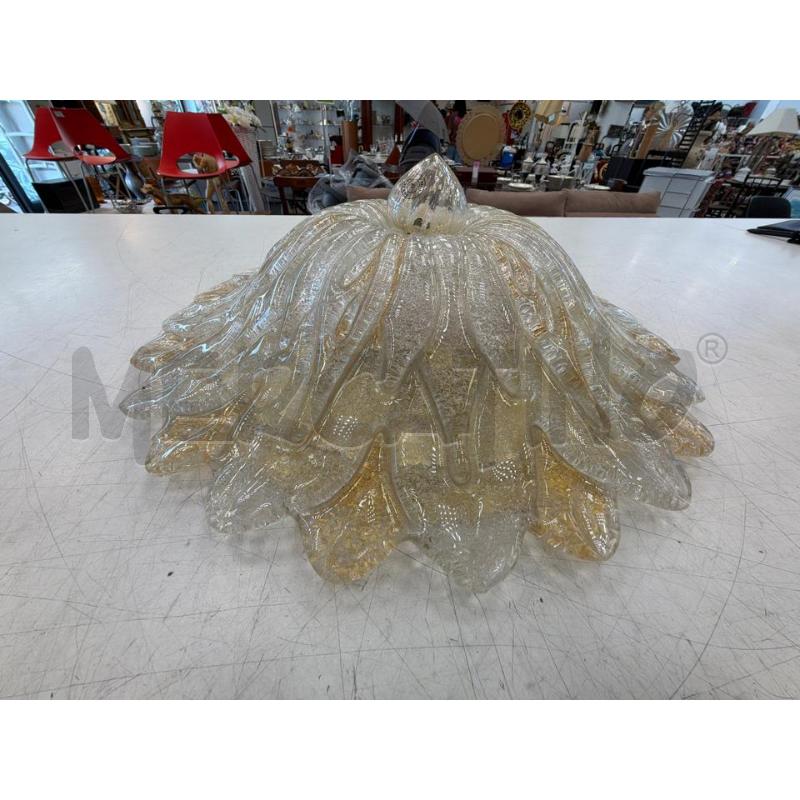 PLAFONIERA MURANO STELLA DOR DIAM 40 CM | Mercatino dell'Usato Verona fiera 2