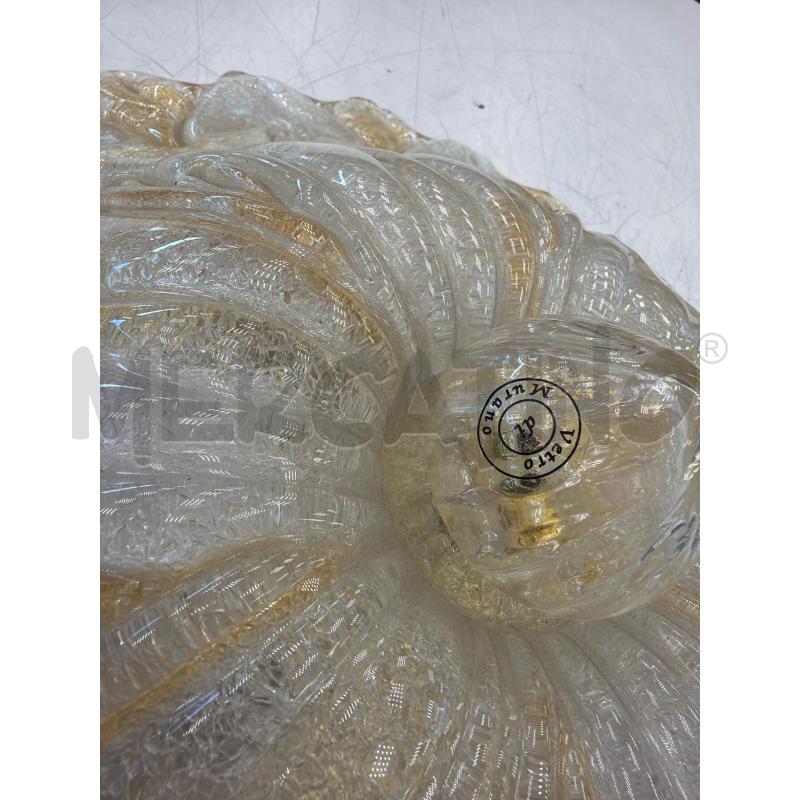 PLAFONIERA MURANO STELLA DOR DIAM 40 CM | Mercatino dell'Usato Verona fiera 3