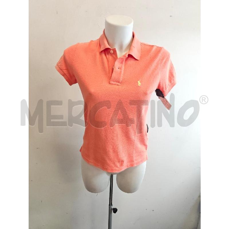 POLO D RALPH LAUREN ARANCIO LOGO GIALLO | Mercatino dell'Usato Verona fiera 1