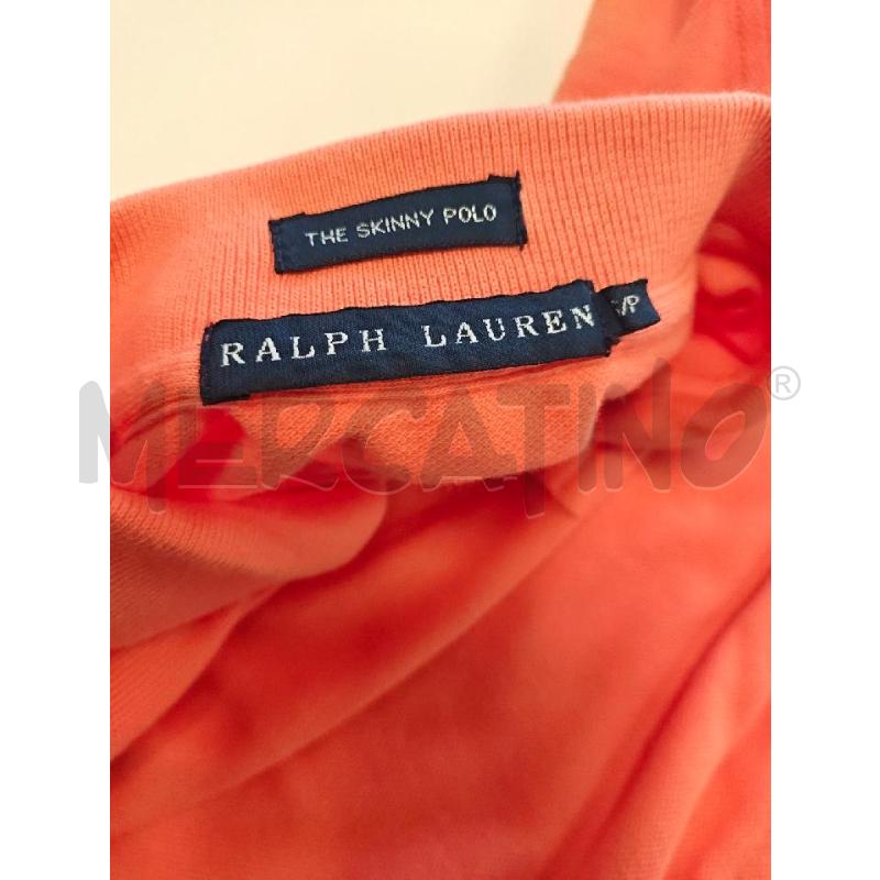 POLO D RALPH LAUREN ARANCIO LOGO GIALLO | Mercatino dell'Usato Verona fiera 4