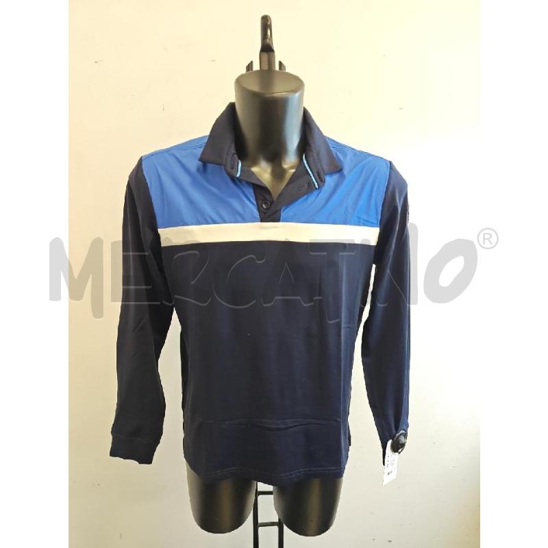 POLO U CHERVO IN FELPA AZZ BIA BLU  | Mercatino dell'Usato Verona fiera 1