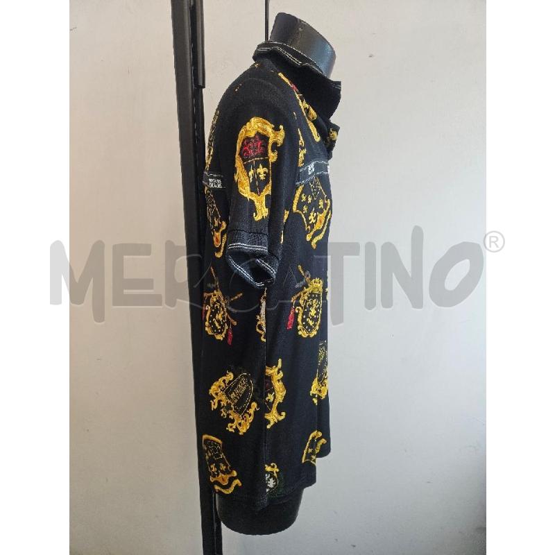 POLO U VERSACE JEANS COUTURE FSNTASIA  SCUDI NERA  | Mercatino dell'Usato Verona fiera 2